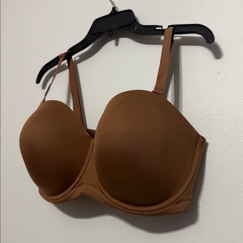 Wacoal Dark Tan - Red Carpet Full Figure Underwire Strapless Bra Up To I Cup - Picture 2 of 8